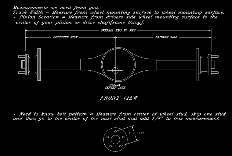 Ford Inch Rear End Diagram